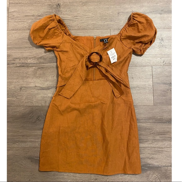 Forever 21 Dresses & Skirts - Forever 21 Brown Cutout Dress NWT
